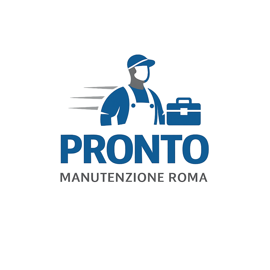 logo pronto manutenzione roma sfondo trasparente